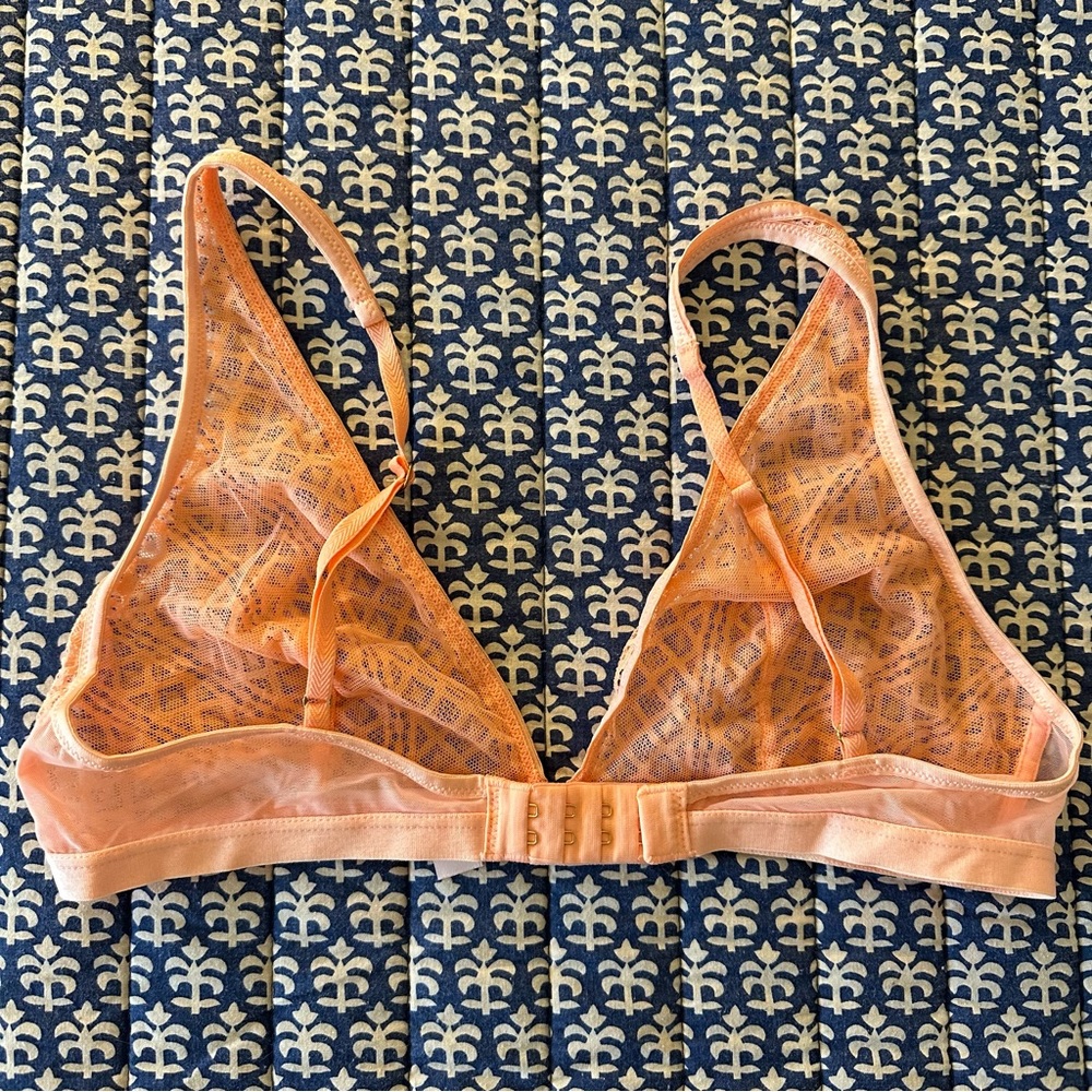 VS Peach Lace Bralette - Picture 2 of 5